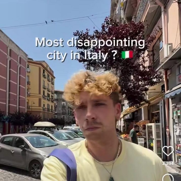 Content creator asal Polandia unggah pengalamnannya di media sosial soal banyaknya sampah di Kota Napoli, Italia