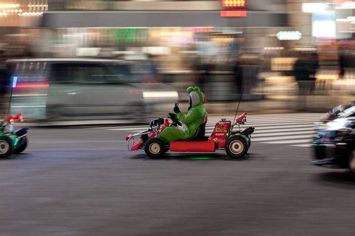 Go-kart wisatawan di Tokyo