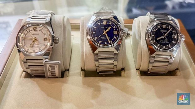 Jam tangan King Seiko Vanac. (CNBC Indonesia/Lynda Hasibuan)