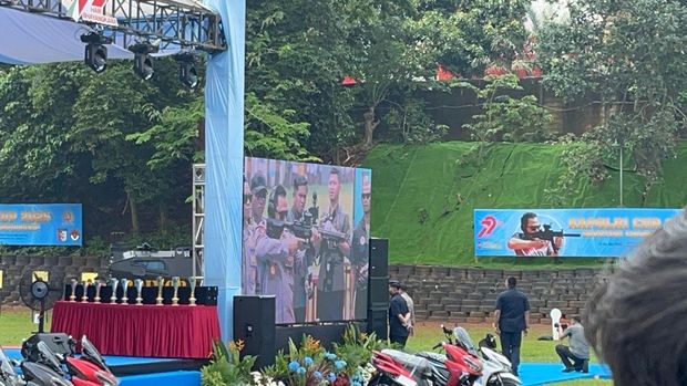 Kapolri buka Kapolri Cup 2025 di Depok (Devi/detikcom)