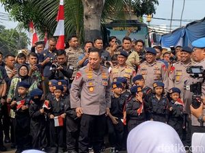 Kapolri Akan Resmikan SPPG di Mako Korbrimob Depok, Disambut Brimob Kecil