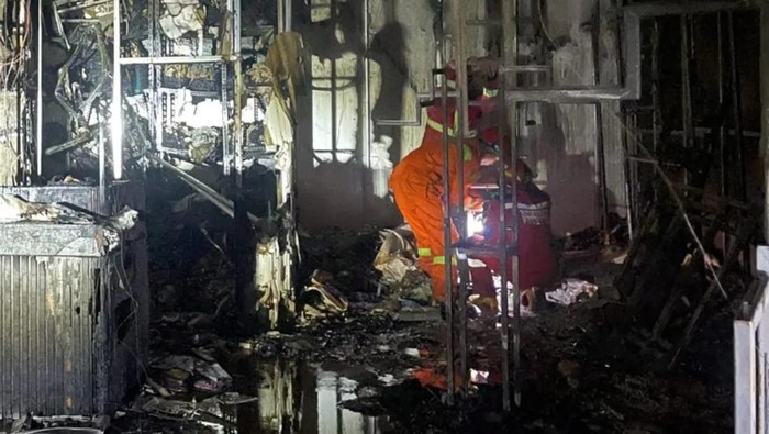 Kebakaran di Big Mall Samarinda.