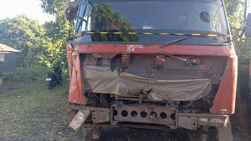 Kecalakaan maut terjadi di Jalan Singaraja-Denpasar wilayah Banjar Dinas Pererenan Bunut, Desa Gitgit, Kecamatan Sukasada, Buleleng, Bali, Rabu (16/7/2025) malam. (Foto: Dok. Polres Buleleng)