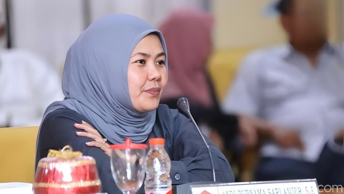 Ketua Fraksi Gerindra DPRD Bone Andi Purnama Sari Amier.