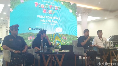 Konferensi pers PICA Fest di Denpasar, Bali, Kamis (17/7/2025). (Foto: Ni Made Lastri Karsiani Putri/detikBali)