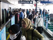Sempat Padat, Stasiun MRT Lebak Bulus Kini Kembali Normal