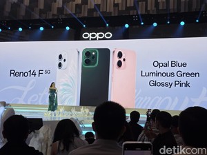 Oppo Reno 14 F Meluncur di Indonesia: Intip Spesifikasi & Harga Resminya