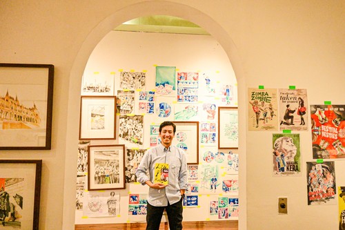 Pameran Seni Ilustrasi Life As I Know It Karya Ilustrator Emte digelar di Kemang, Jakarta Selatan.