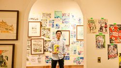 Ratusan Ilustrasi Cat Air Emte Mejeng di Kemang