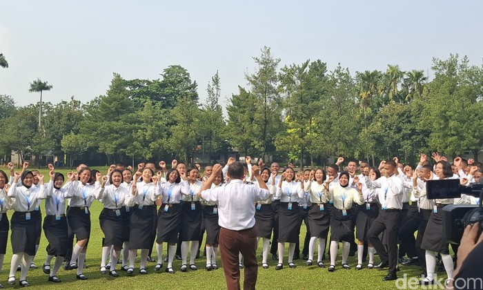 Paskibraka nasional mulai latihan upacara HUT ke-80 RI 2025.
