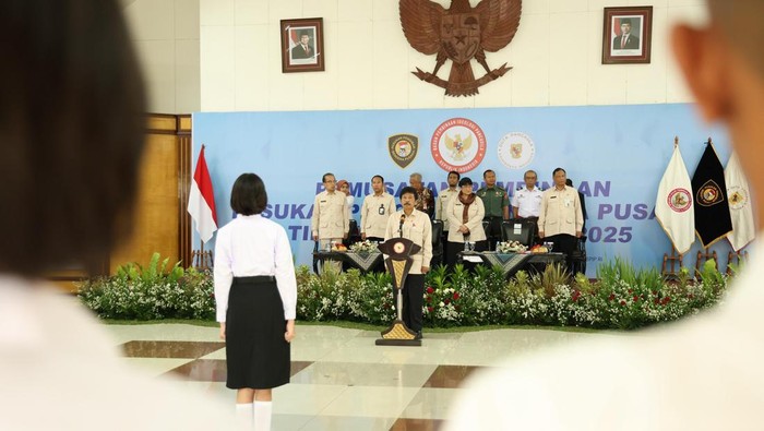 Pembukaan pemusatan diklat Paskibraka Nasional 2025