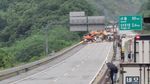 Penampakan Tanah Longsor Akibat Hujan Deras di Korea Selatan