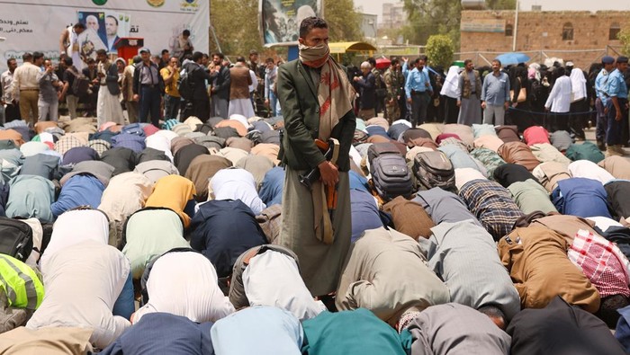 Salat Minta Hujan di Yaman Dijaga Ketat Aparat