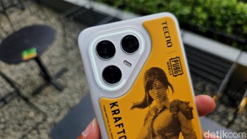 Area sekitar kamera diberikan Status Light untuk menampilkan notifikasi dan lainnya. Foto: Adi Fida Rahman/detikINET