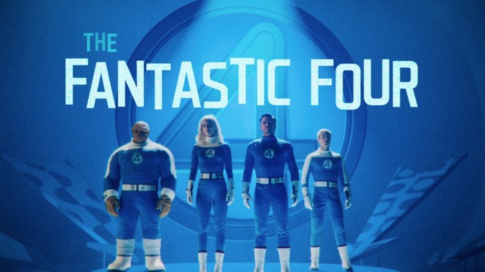 Cuplikan adegan dalam film The Fantastic Four: First Step.