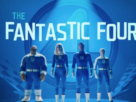 Cuplikan adegan dalam film The Fantastic Four: First Step.