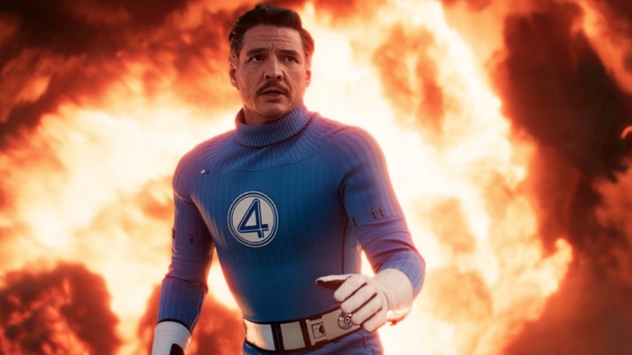 Cuplikan adegan dalam film The Fantastic Four: First Step.