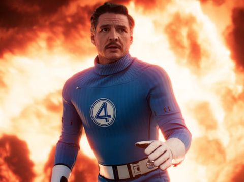 Cuplikan adegan dalam film The Fantastic Four: First Step.