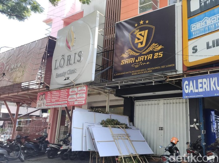 Toko minuman keras Sari Jaya 25 di Kota Malang yang dipromosikan King Abdi sudah tutup.