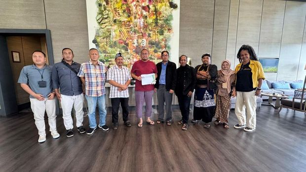 Wakil Ketua Komisi VI DPR RI Andre Rosiade bertemu dengan perwakilan warga kawasan Borobudur serta pelaku usaha lokal yang terdampak kebijakan pengelolaan wisata Candi Borobudur