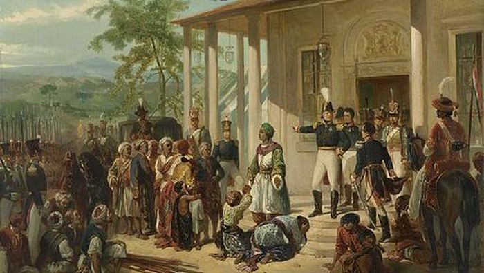 Ilustrasi Perang Jawa atau Perang Diponegoro