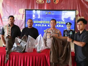 3 Mahasiswa Terbakar Saat Demo di Depan Mapolda Kaltara