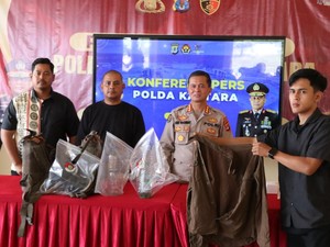 3 Mahasiswa Terbakar Saat Demo di Depan Mapolda Kaltara