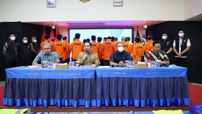 Kantor Imigrasi Kelas I Khusus Non TPI Jakarta Selatan menggelar Operasi Wira Waspada di daerah Cilandak, Jakarta Selatan. (Dok istimewa),