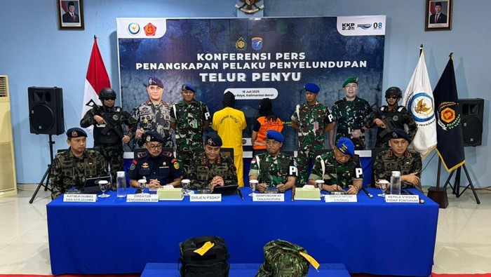 KKP ungkap kasus penyelundupan telur penyu lintas negara. Foto: Ocsya Ade CP/detikKalimantan