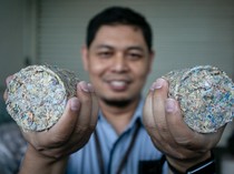Limbah Uang Kertas Bekas BI di Solo Disulap Jadi Energi