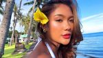 Marion Jola Kangen Laut, Asyik Banget Nikmati Sinar Matahari