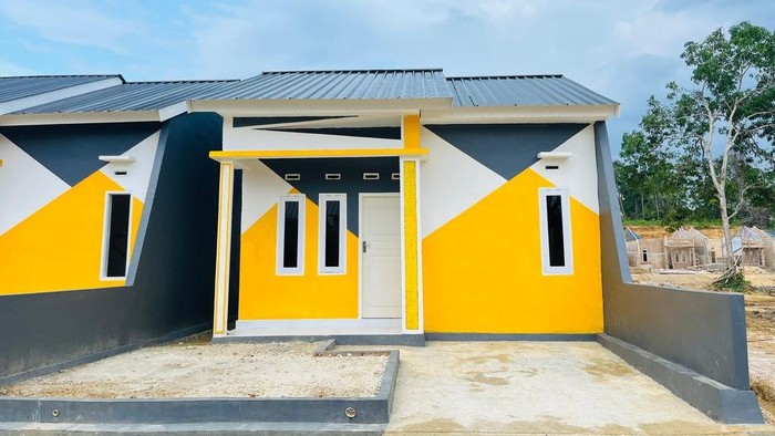 Penampakan rumah di Djavino Residence VII.