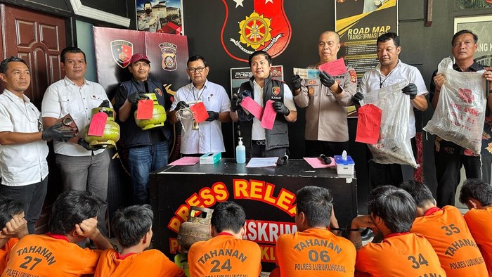 Rilis ungkap kasus yang dilakukan Polres Lubuklinggau.