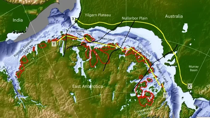 Sungai raksasa di bawah lapisan es Antartika