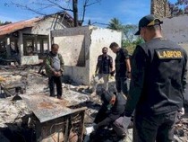 Tim Labfor Polda Bali Olah TKP Kebakaran Pasar Oinlasi NTT, Tiga Sampel Dibawa