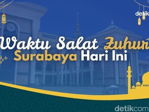 Waktu Salat Zuhur Surabaya Hari Ini