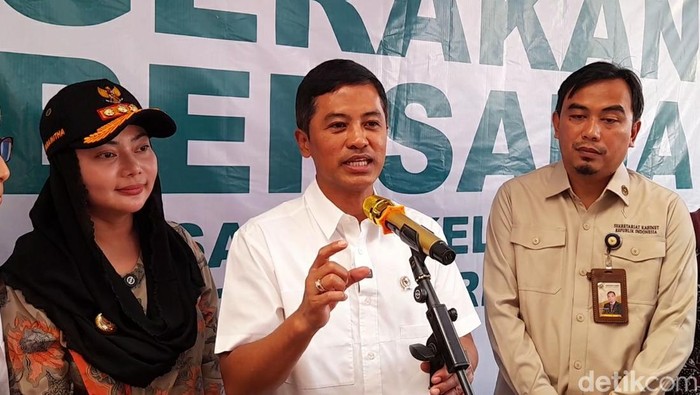 Wamenkes saat berkunjung di Brebes.