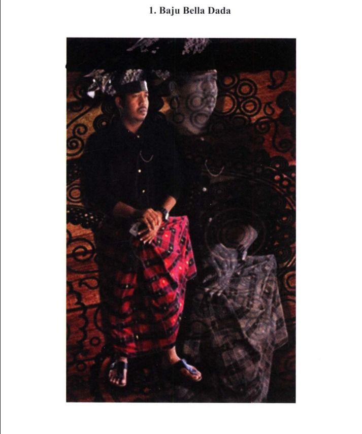 Baju adat Sulsel Bella Dada.