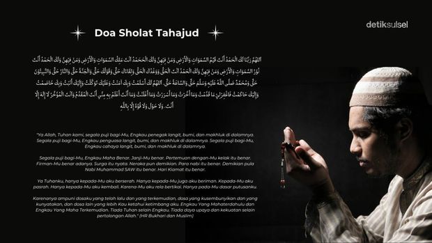 Bacaan doa sholat Tahajud