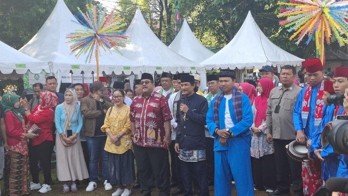 Festival Cilandak Berbudaya di Lebak Bulus, Jakarta Selatan, Sabtu (19/7/2025).