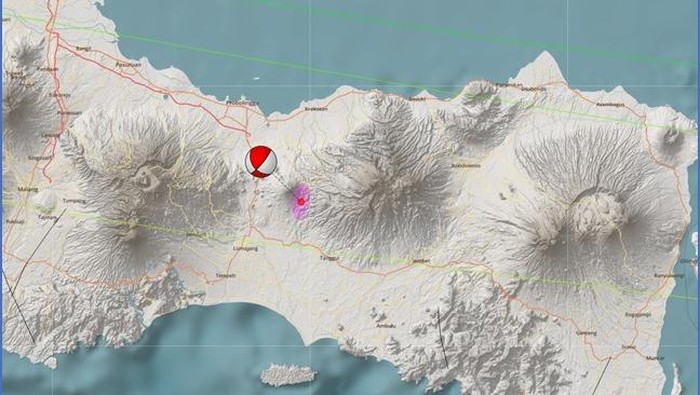 Gempa Lumajang-Probolinggo paling kuat memiliki magnitudo 3,3
