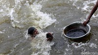 Namun, harapan itu kian menipis seiring makin tingginya tingkat pencemaran Sungai Yamuna. Di antara persembahan, para penyelam ini kini lebih sering menemukan sampah plastik, kain bekas, bahkan limbah rumah tangga. Sungai suci yang dulu menjadi pusat kehidupan spiritual India, kini juga menjadi cermin tantangan lingkungan yang kian mendesak. Foto: REUTERS/BHAWIKA CHHABRA