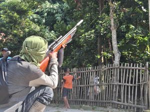 Monyet Liar Serang Pemukiman di Jombang Serang Anak dan Lansia