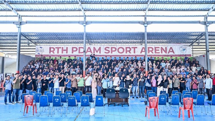 PDAM Makassar, Sulawesi Selatan (Sulsel) menggelar Bimbingan Teknis (Bimtek) Baca Meter dan Admin Baca Meter.