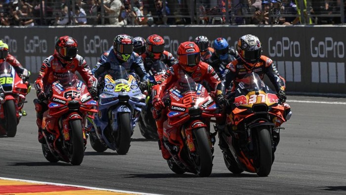 Pebalap MotoGP 2025.