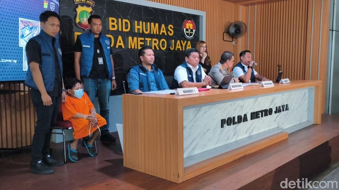 Polda Metro Jaya gelar jumpa pers kasus pencabulan 2 bocah oleh tetangga
