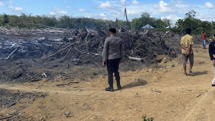 Tegas! Polda Riau Tangkap Pemilik Kebun yang Bakar Lahan di Kuansing