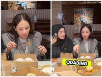 Reaksi Nagita Slavina dan Istri Juragan 99 Cicip Donat Pinkan Mambo