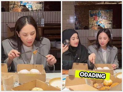 Reaksi Nagita Slavina dan Istri Juragan 99 Cicip Donat Pinkan Mambo