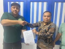 Kasus Laka Mobil Dinas Bawaslu Tabrak Showroom di Jambi Berakhir Damai
